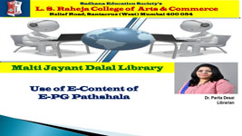 E-PG Pathshala