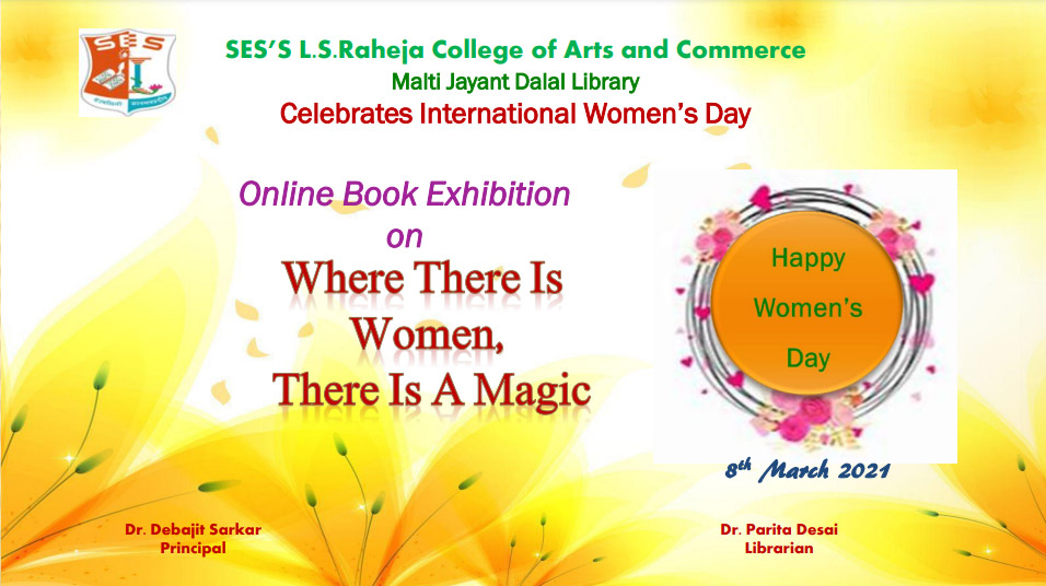 Online Book Exhibition on the occasion of International Women's Day
